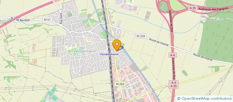 localisation de l'entreprise JANA  QUATZENHEIM