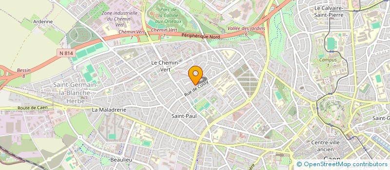 localisation de l'entreprise JANA à CAEN