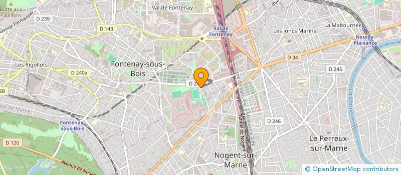 localisation de l'entreprise JANA  FONTENAY-SOUS-BOIS