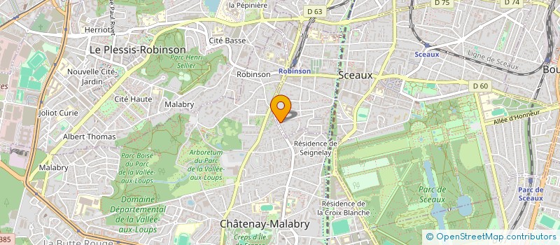 localisation de l'entreprise JANA à SCEAUX