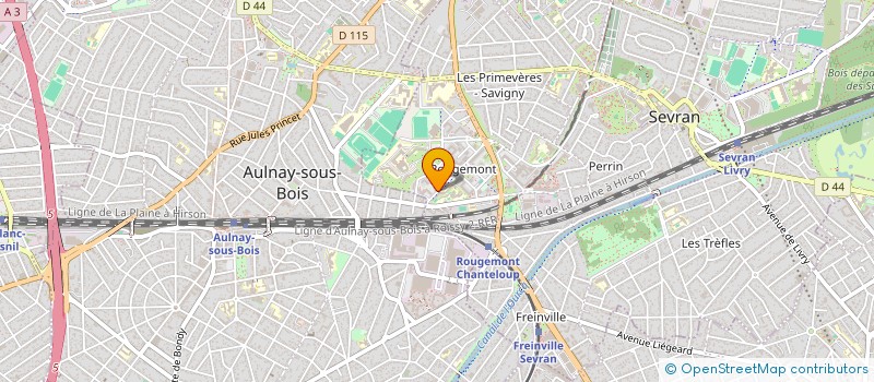 localisation de l'entreprise JANA à SEVRAN
