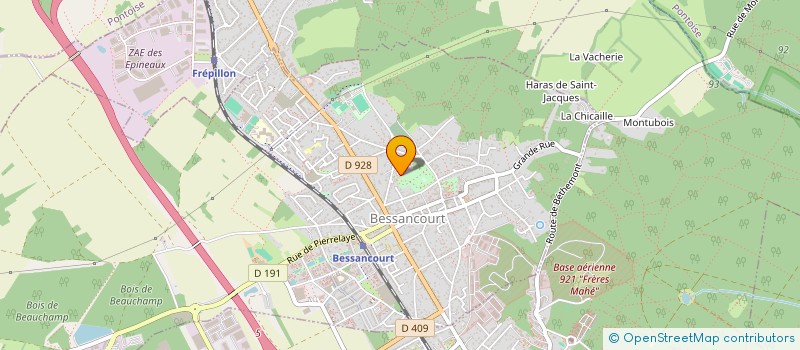 localisation de l'entreprise JANA  BESSANCOURT