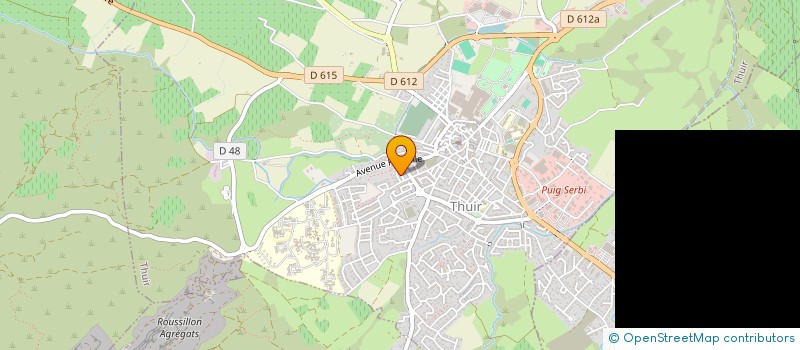 localisation de l'entreprise JANA  THUIR