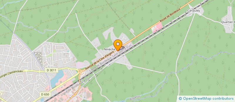 localisation de l'entreprise JANA  BIGANOS