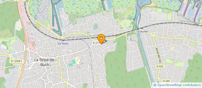 localisation de l'entreprise JANA à LA TESTE-DE-BUCH