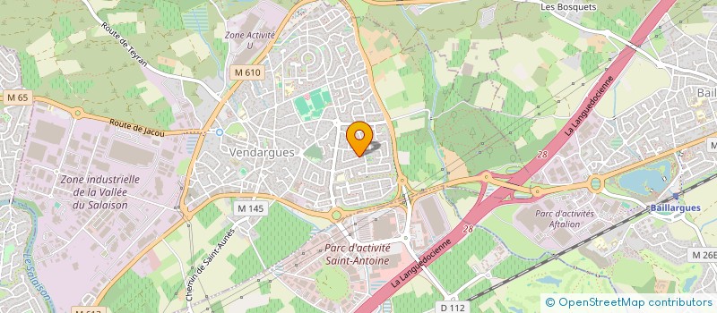 localisation de l'entreprise JANA à VENDARGUES