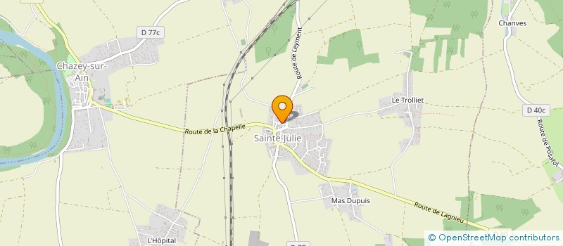 localisation de l'entreprise JANA  SAINTE-JULIE