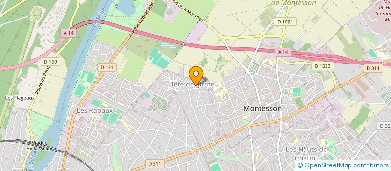 localisation de l'entreprise JANA  CHATOU