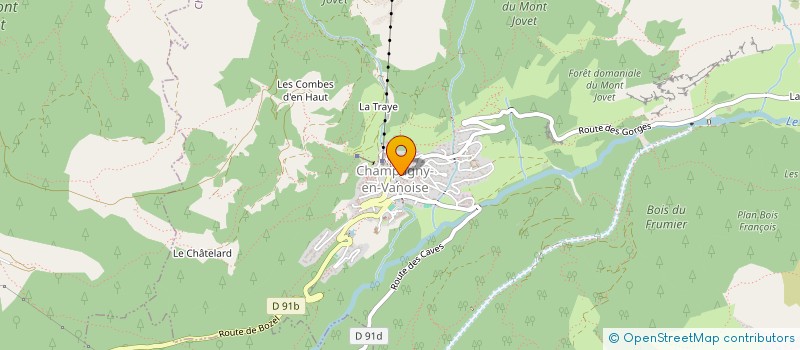 localisation de l'entreprise JANA  CHAMPAGNY-EN-VANOISE