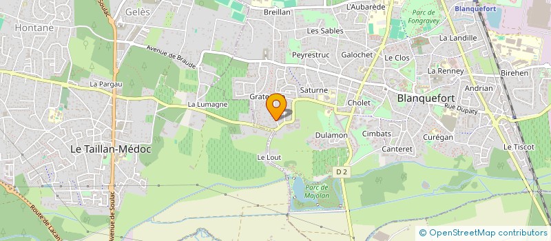 localisation de l'entreprise JANA INVESTISSEMENT à BLANQUEFORT