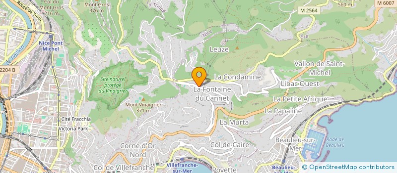 localisation de l'entreprise JANA PATRIMOINE à VILLEFRANCHE-SUR-MER