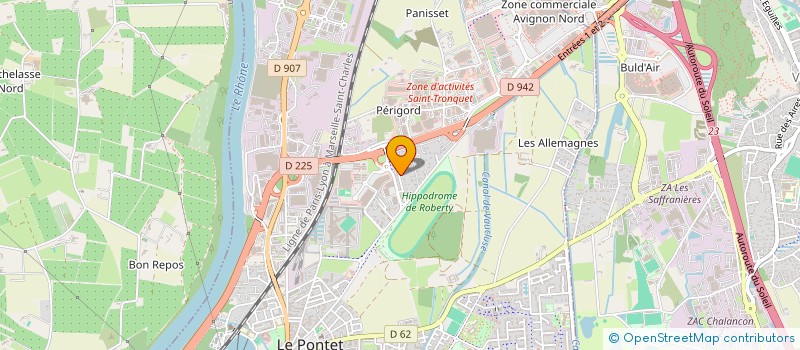 localisation de l'entreprise JANA PRESTIGE  LE PONTET