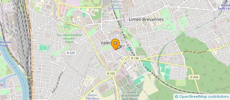 localisation de l'entreprise JANA PRIMEURS à VALENTON