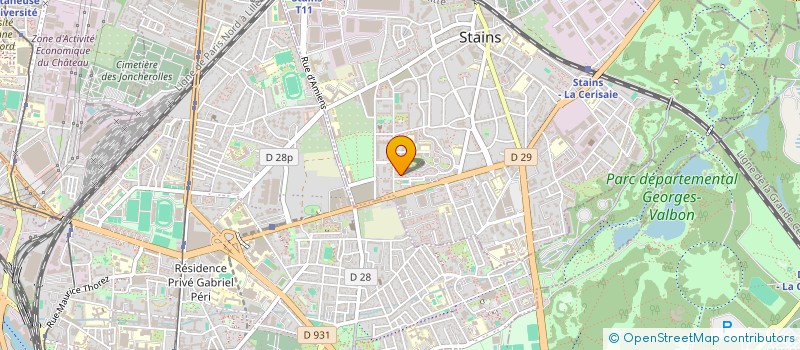 localisation de l'entreprise JANA RENOV à STAINS