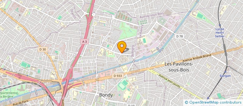 localisation de l'entreprise JANA S&M  BONDY