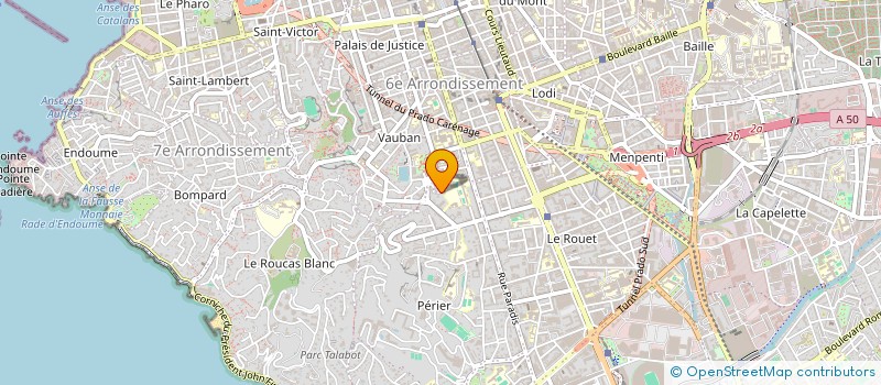 localisation de l'entreprise JANAB à MARSEILLE