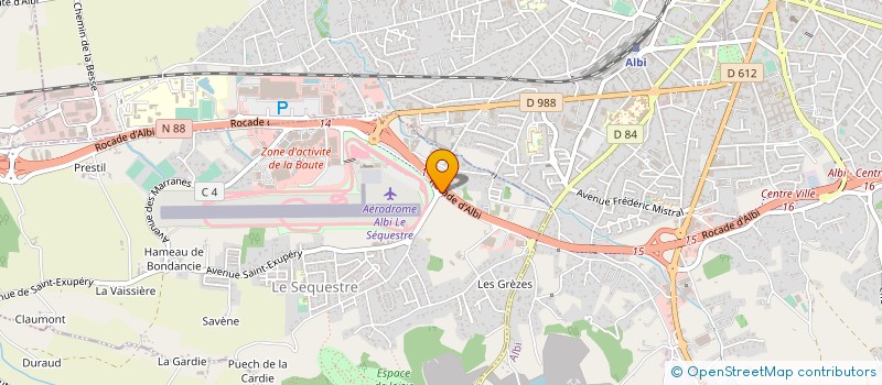 localisation de l'entreprise JANADA à LE SEQUESTRE