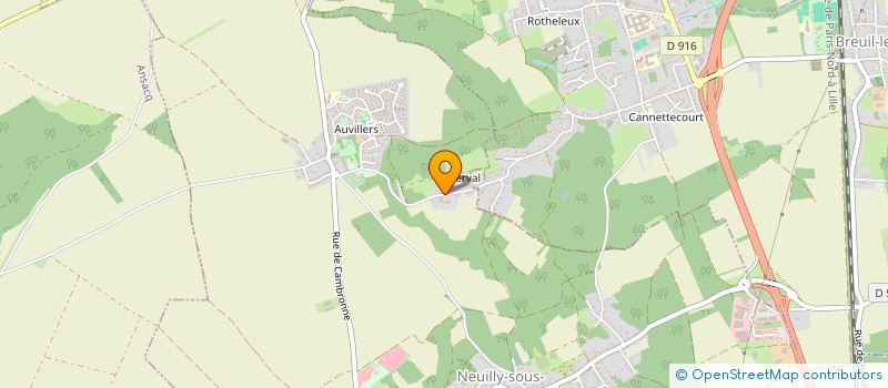 localisation de l'entreprise JANADECQ  NEUILLY-SOUS-CLERMONT