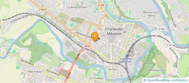 localisation de l'entreprise JANALU  CHARLEVILLE-MEZIERES