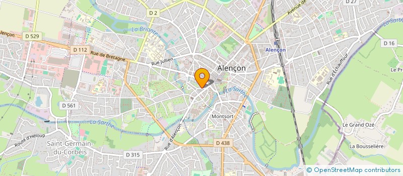 localisation de l'entreprise JANALYSE à ALENCON