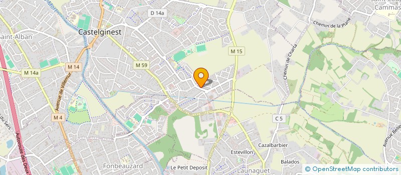 localisation de l'entreprise JANARI  CASTELGINEST