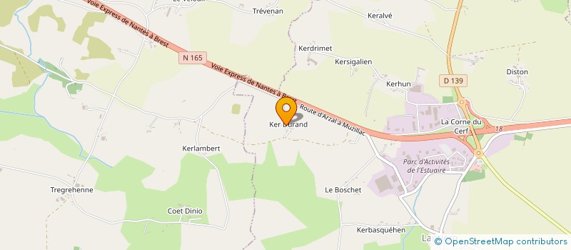 localisation de l'entreprise JANAS CONCEPT  ARZAL