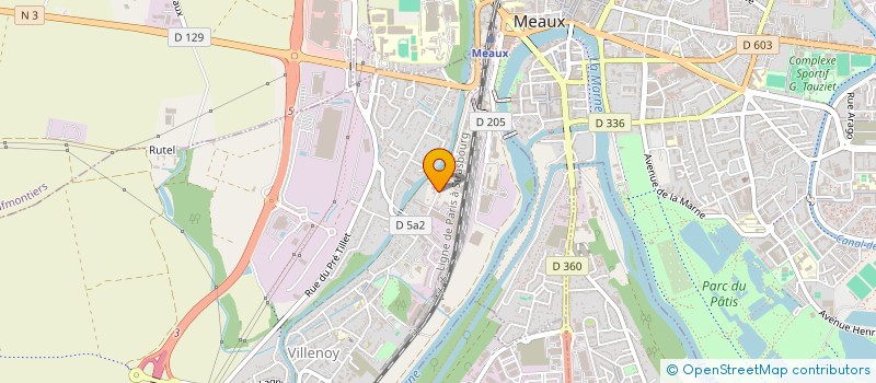 localisation de l'entreprise JANAUTO à VILLENOY