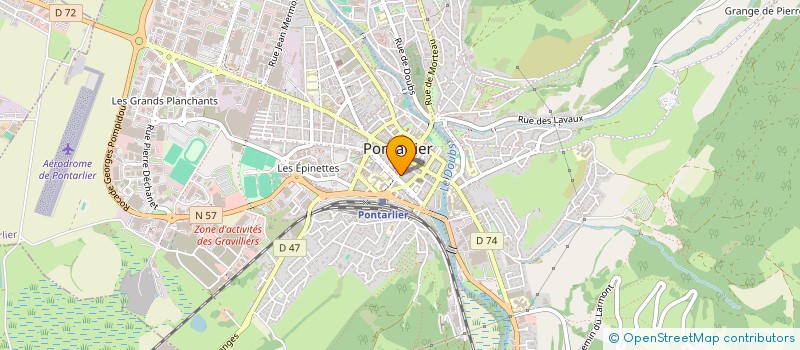 localisation de l'entreprise JANAYA à PONTARLIER