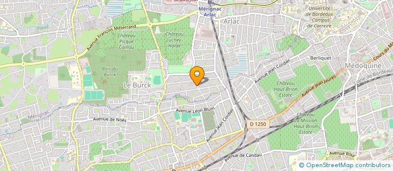 localisation de l'entreprise JANBECK  MERIGNAC