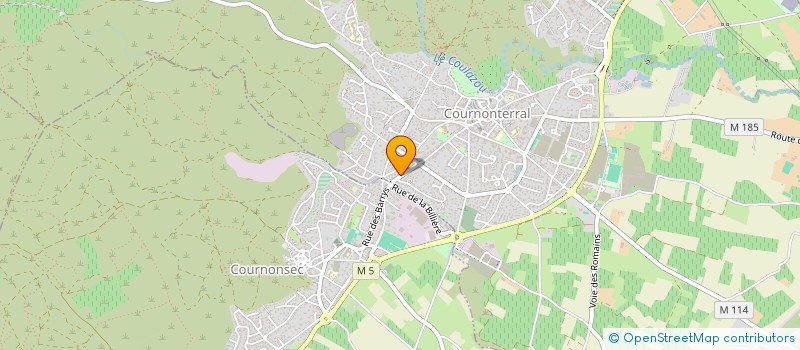 localisation de l'entreprise JANCEL  COURNONTERRAL