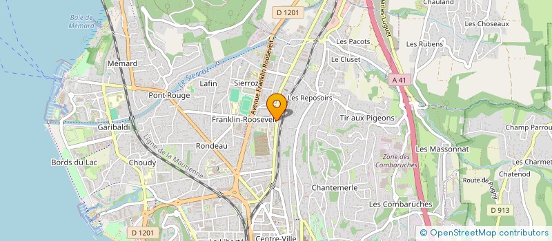 localisation de l'entreprise JANCHRIS à AIX-LES-BAINS