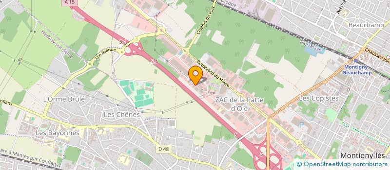 localisation de l'entreprise JAND à HERBLAY-SUR-SEINE