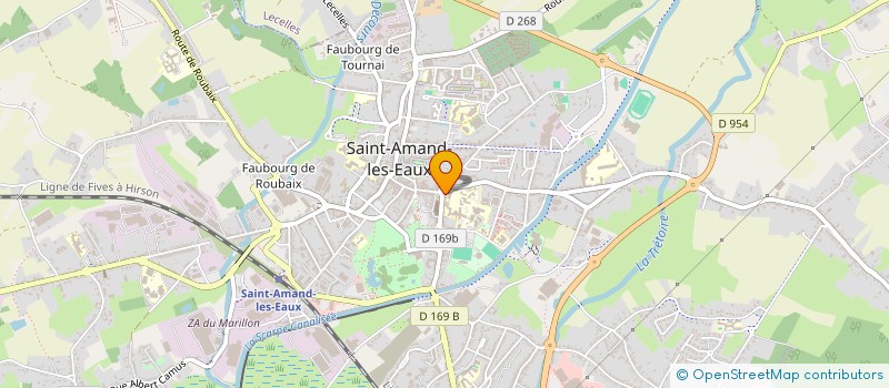 localisation de l'entreprise JANDIA à ST AMAND-LES-EAUX