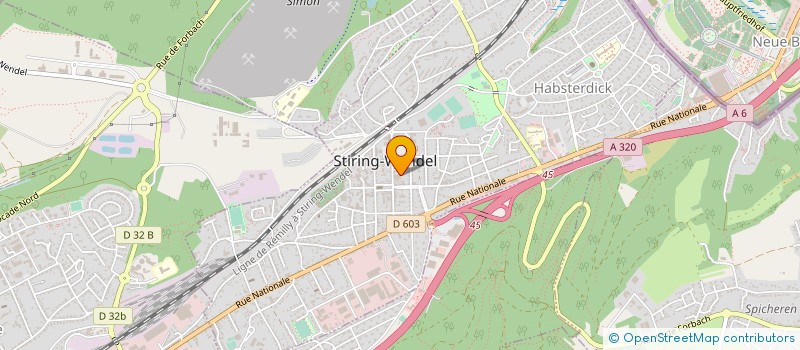 localisation de l'entreprise JANDIS à STIRING-WENDEL