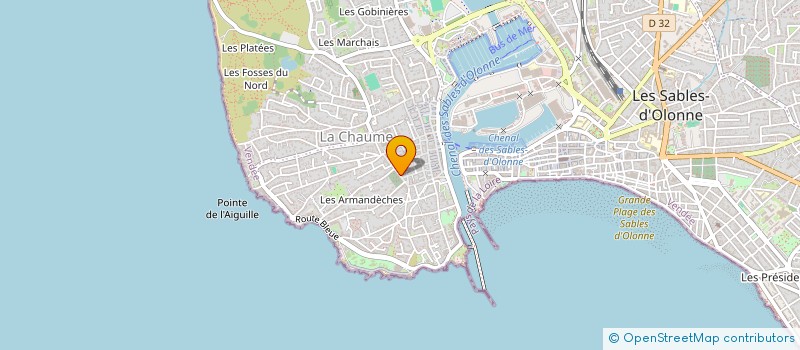 localisation de l'entreprise JANDKO à LES SABLES D'OLONNE