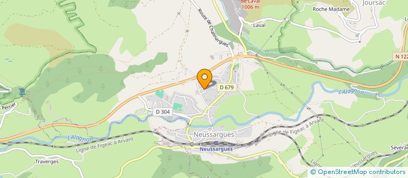 localisation de l'entreprise JANDOT à NEUSSARGUES EN PINATELLE