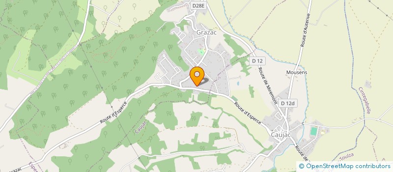 localisation de l'entreprise JANE  GRAZAC