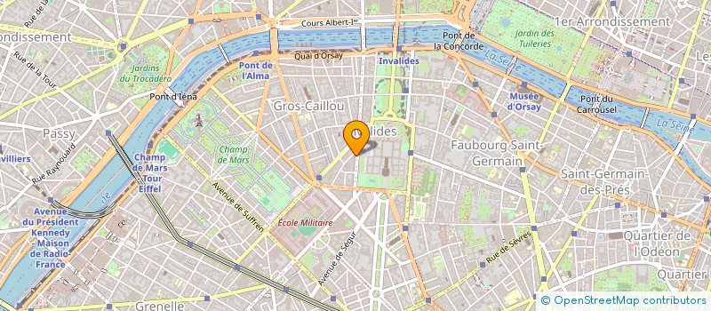 localisation de l'entreprise JANE BAUJARD  PARIS