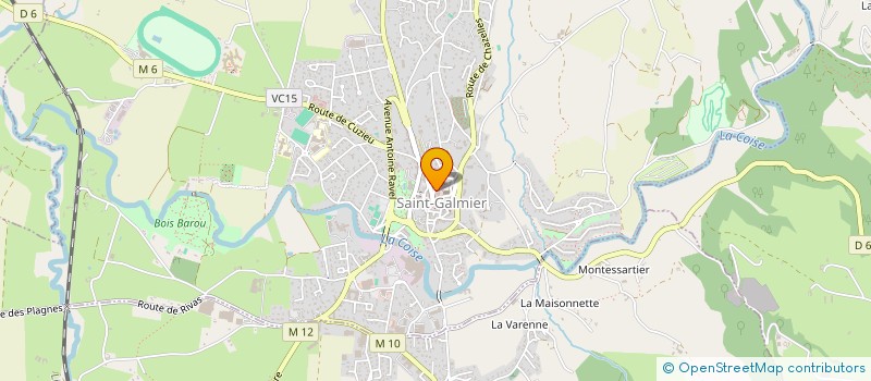 localisation de l'entreprise JANE BEAUTE  SAINT-GALMIER