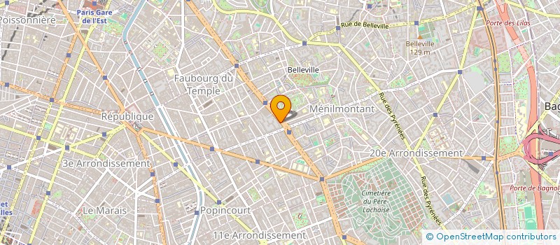 localisation de l'entreprise JANE BOND  PARIS