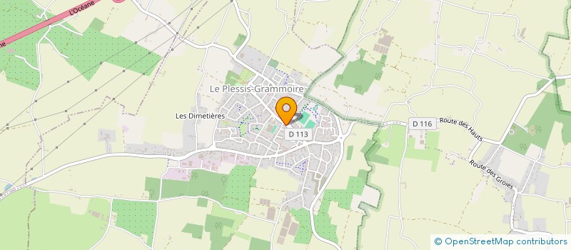 localisation de l'entreprise JANE & HARRY  LE PLESSIS-GRAMMOIRE