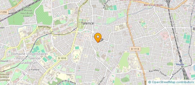 localisation de l'entreprise JANEAU  TALENCE