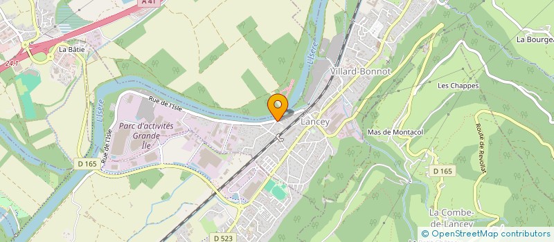 localisation de l'entreprise JANEL  VILLARD-BONNOT