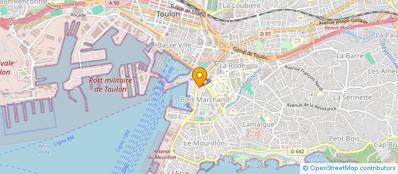 localisation de l'entreprise JANELH à TOULON