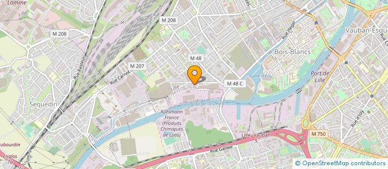 localisation de l'entreprise JANEVE à LILLE