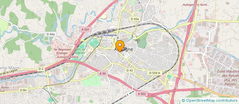 localisation de l'entreprise JANGO à AUBAGNE