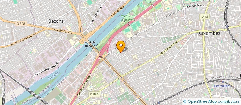 localisation de l'entreprise JANI à COLOMBES