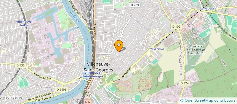 localisation de l'entreprise JANI IMMOBILIER  VILLENEUVE-SAINT-GEORGES