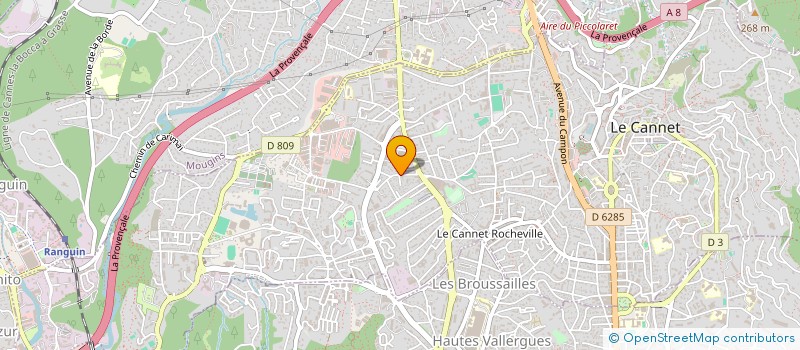 localisation de l'entreprise JANI-RAY à LE CANNET