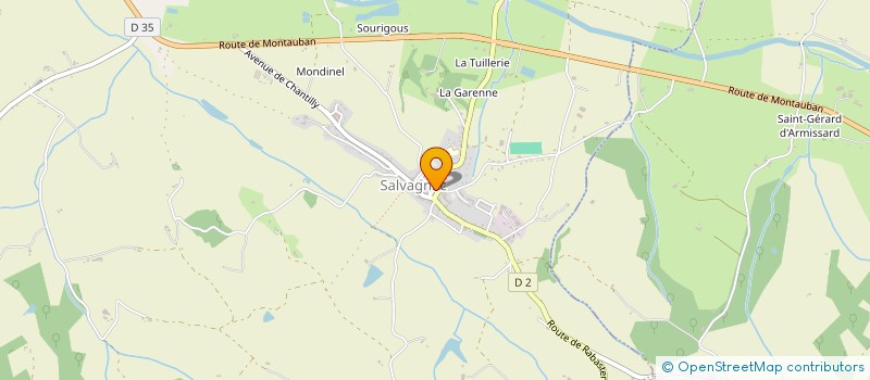 localisation de l'entreprise JANICA  SALVAGNAC